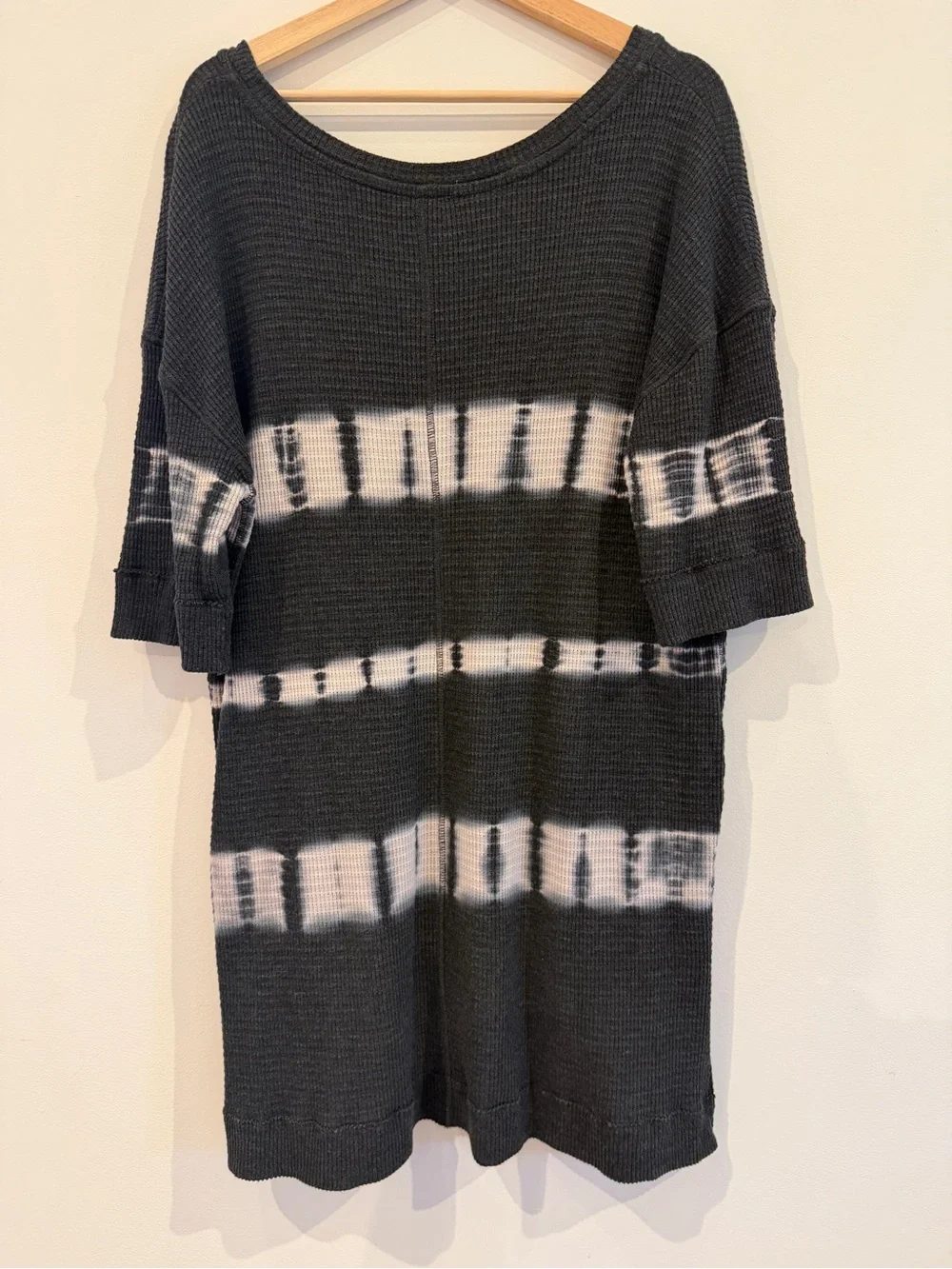 FREE PEOPLE Waffle Knit Tunic Dress